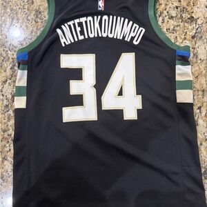 Fabletics Black and Green Basketball Jersey